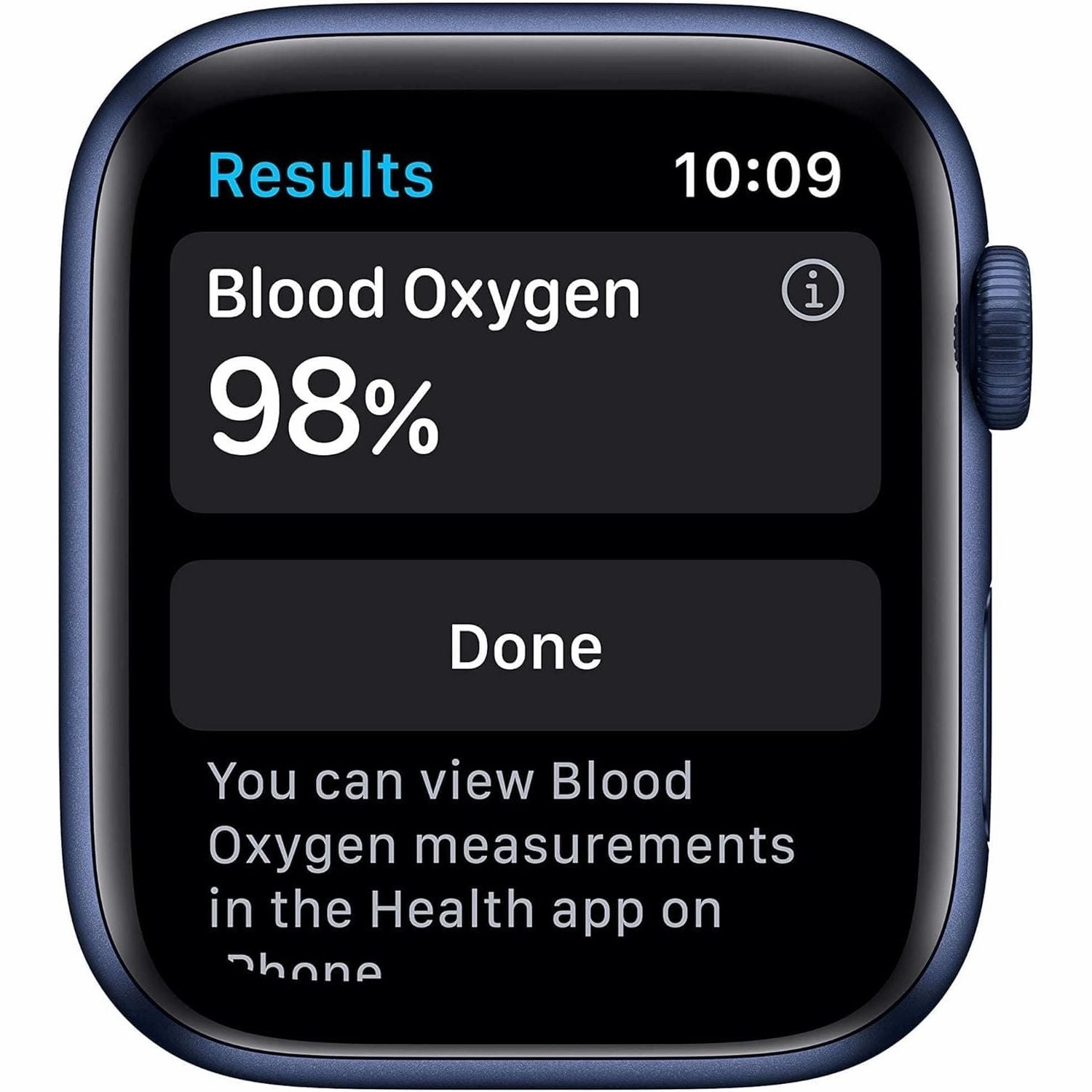 Apple Watch Series 6 (GPS   Cellular) 44mm Blue Aluminium Case - Deep Navy Sport Band