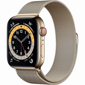 Apple Watch Series 6 GPS   Cellular, 44mm Gold Stainless Steel Case with Gold Milanese Loop cheap drone for kids, professional drones for sale, mini camera drone