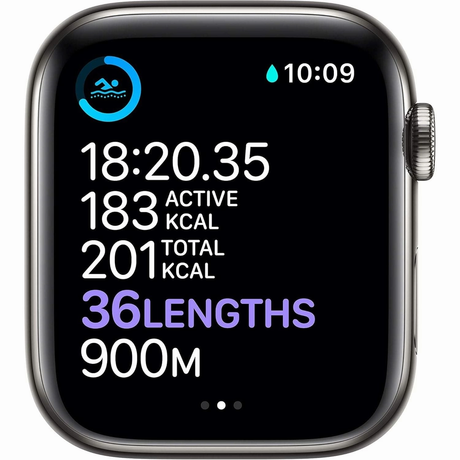 Apple Watch Series 6 GPS   Cellular, 44mm Graphite Stainless Steel Case with Black Sport Band - Regular