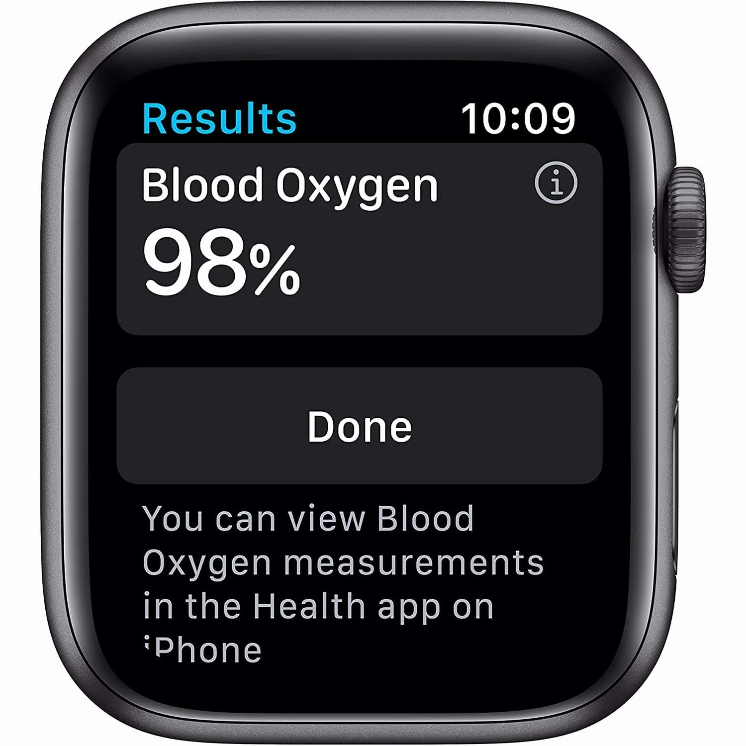 Apple Watch Series 6 GPS   Cellular, 44mm Space Grey Aluminium Case with Black Sport Band - Regular