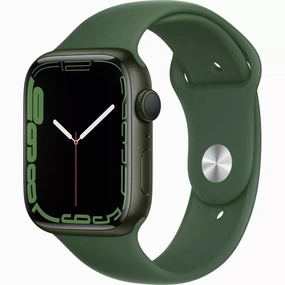 Apple Watch Series 7 (45mm) - Green Aluminum Case with Clover Sport Band nintendo switch oled, nintendo switch deals, joy-con accessories