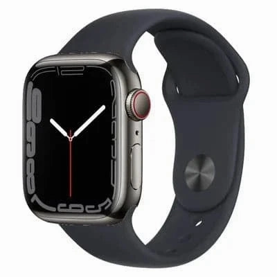 Apple Watch Series 7 Cellular 45mm Stainless Steel with Sport Band nintendo switch oled, nintendo switch deals, joy-con accessories