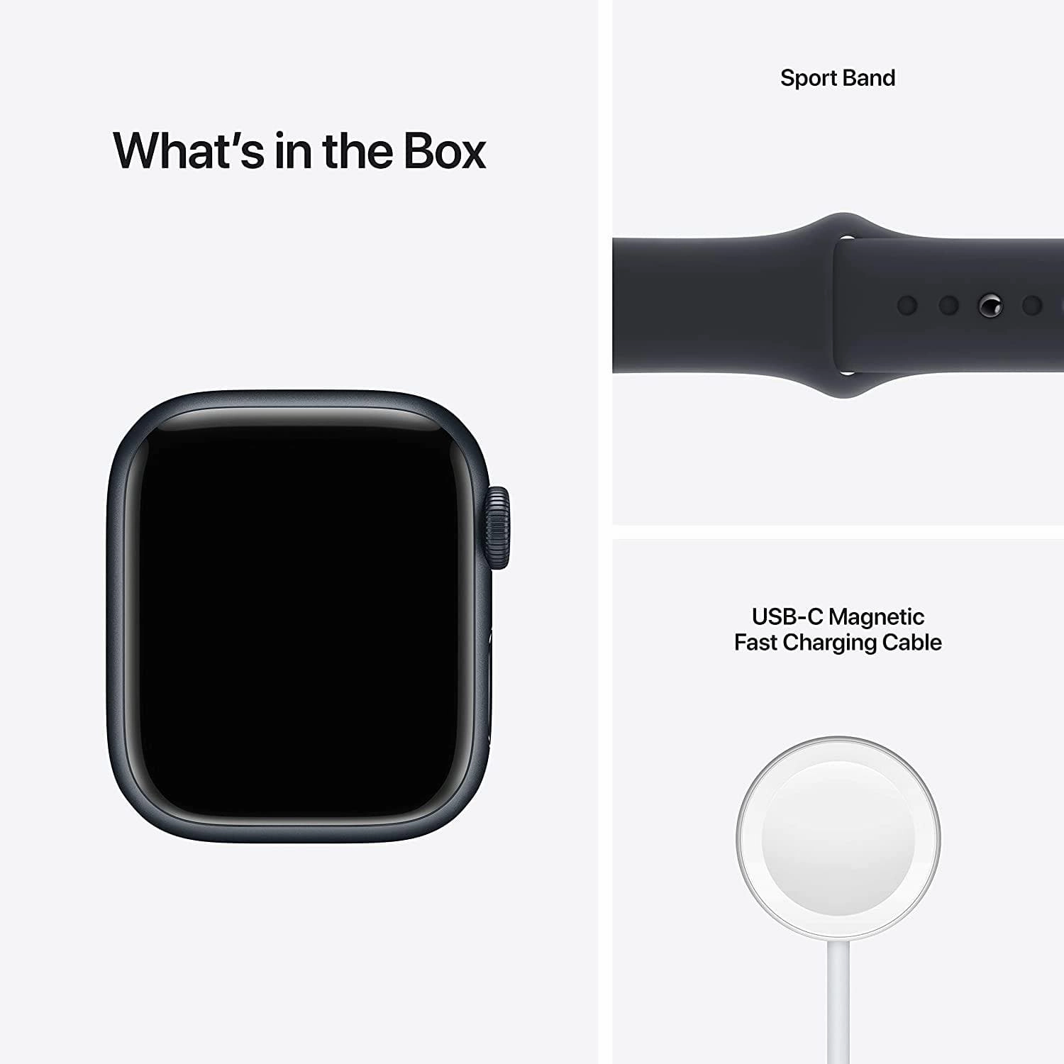 Apple Watch Series 7 GPS 41mm Midnight Alu Case/Sport Band