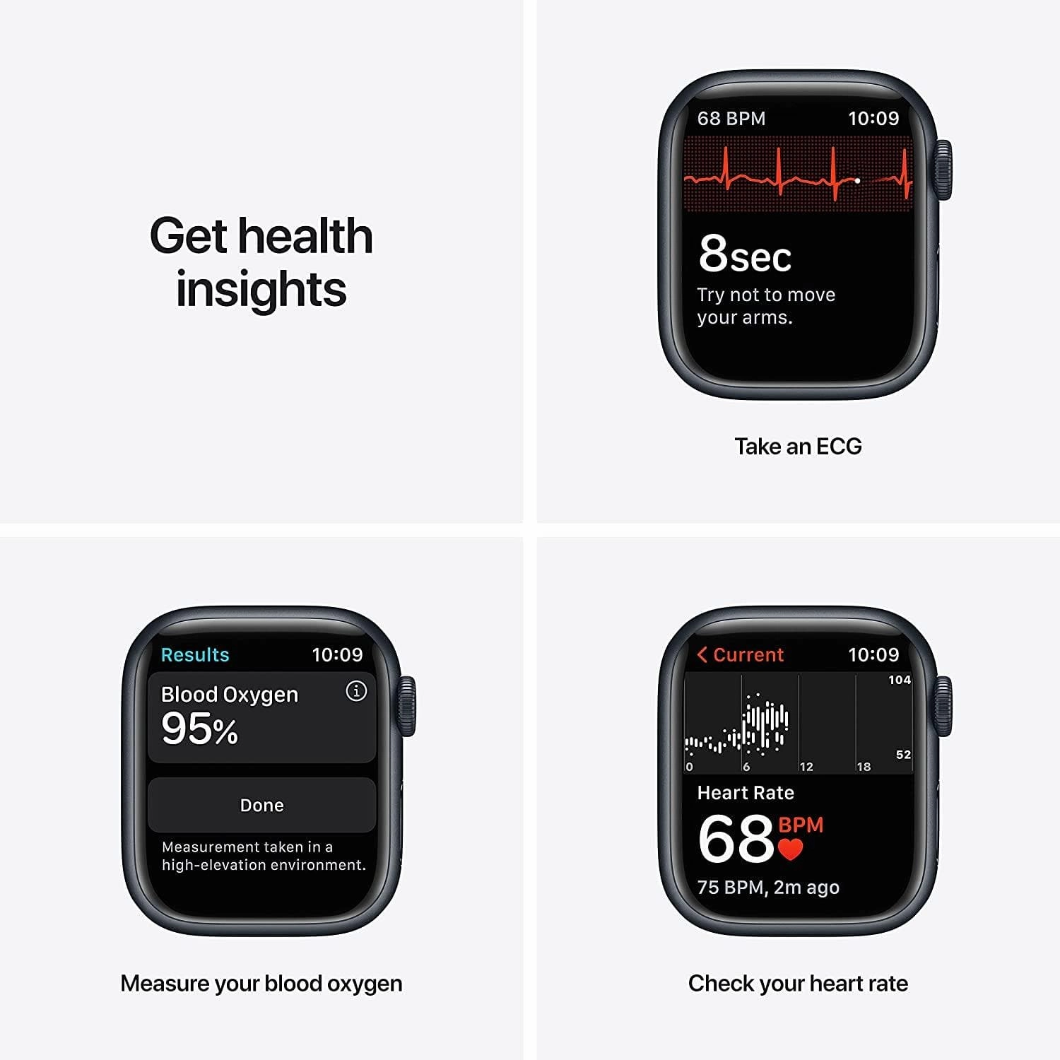 Apple Watch Series 7 GPS 41mm Midnight Alu Case/Sport Band