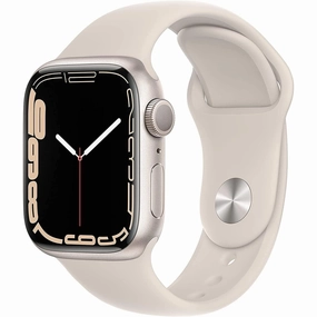 Apple Watch Series 7 (GPS, 41mm) Smart watch - Starlight Aluminium Case with Starlight Sport Band - Regular nintendo switch oled, nintendo switch deals, joy-con accessories