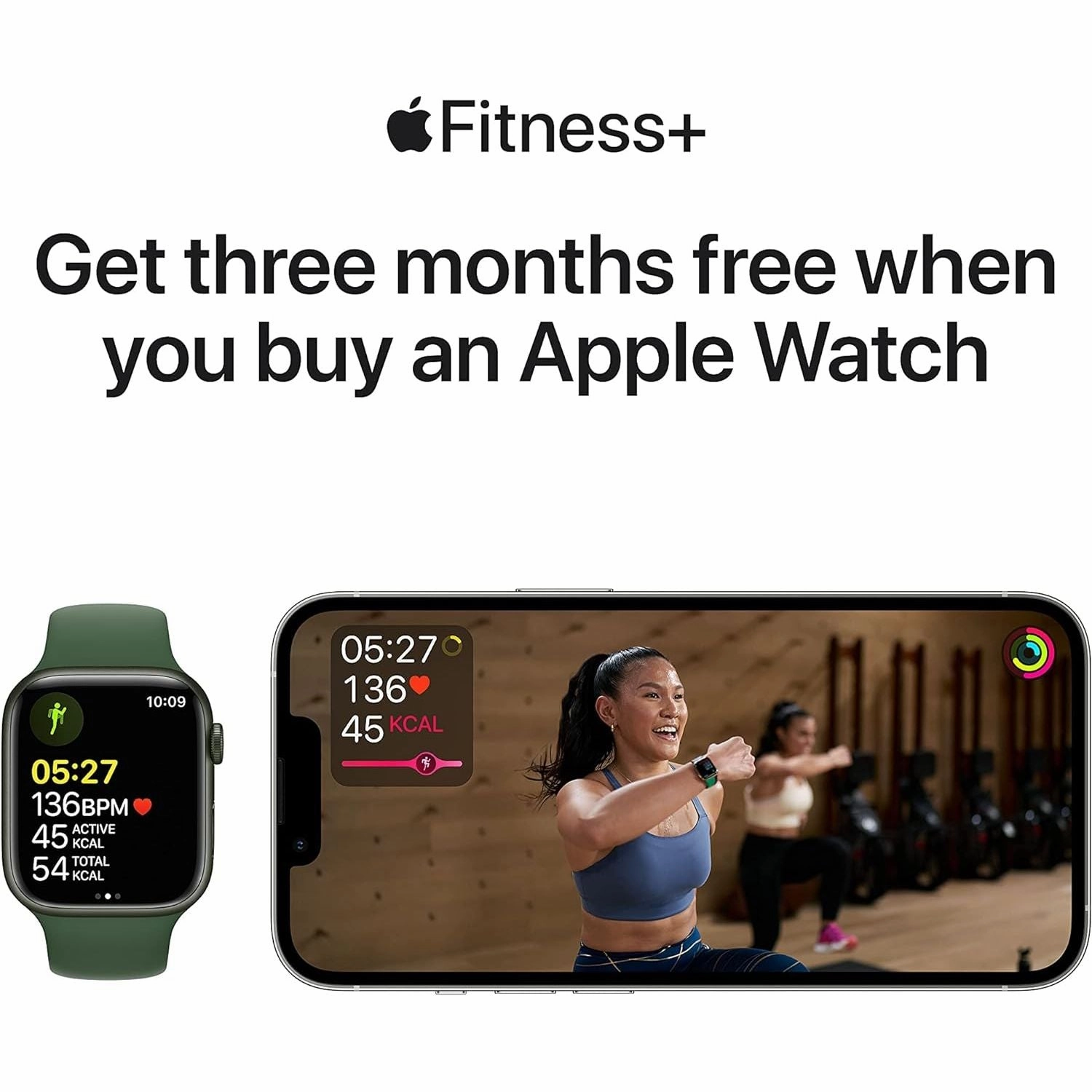 Apple Watch Series 7 (GPS, 41mm) Smart watch - Starlight Aluminium Case with Starlight Sport Band - Regular