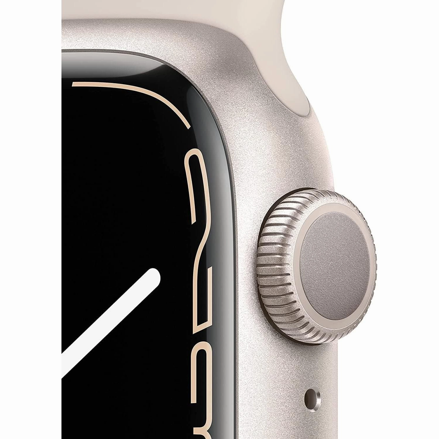 Apple Watch Series 7 (GPS, 41mm) Smart watch - Starlight Aluminium Case with Starlight Sport Band - Regular