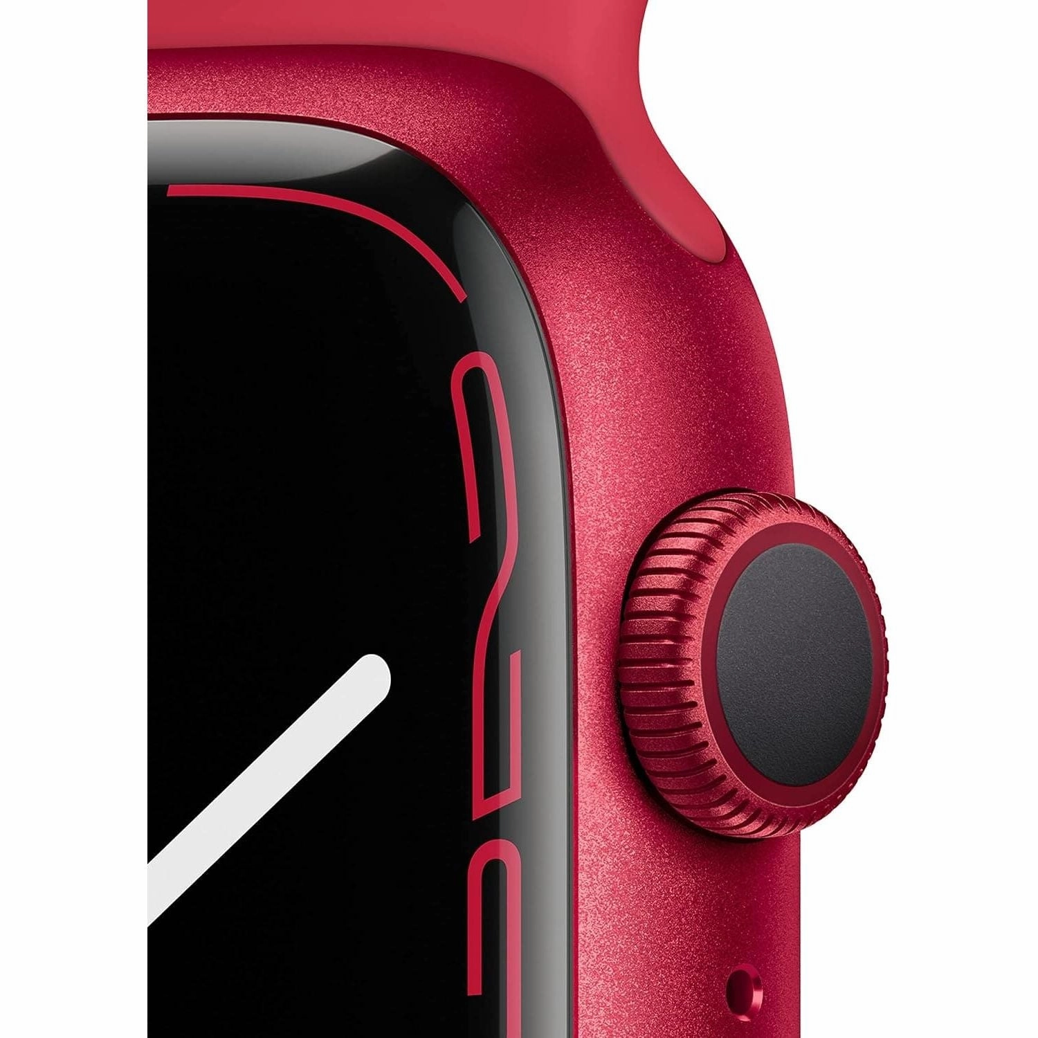 Apple Watch Series 7 (GPS, 45mm) - (PRODUCT)RED Aluminium Case with Sport Band - MKN23B/A