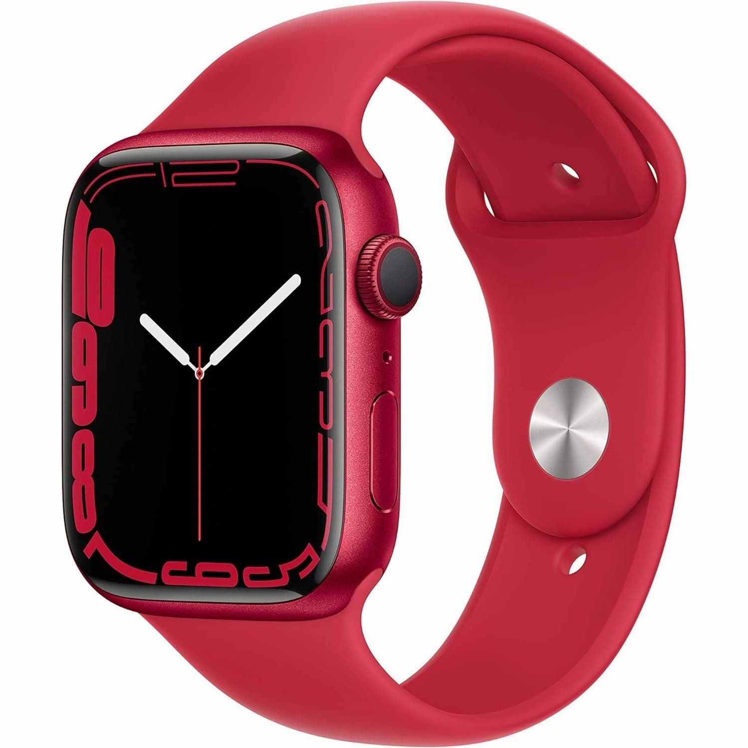 Apple Watch Series 7 (GPS, 45mm) - (PRODUCT)RED Aluminium Case with Sport Band - MKN23B/A nintendo switch oled, nintendo switch deals, joy-con accessories