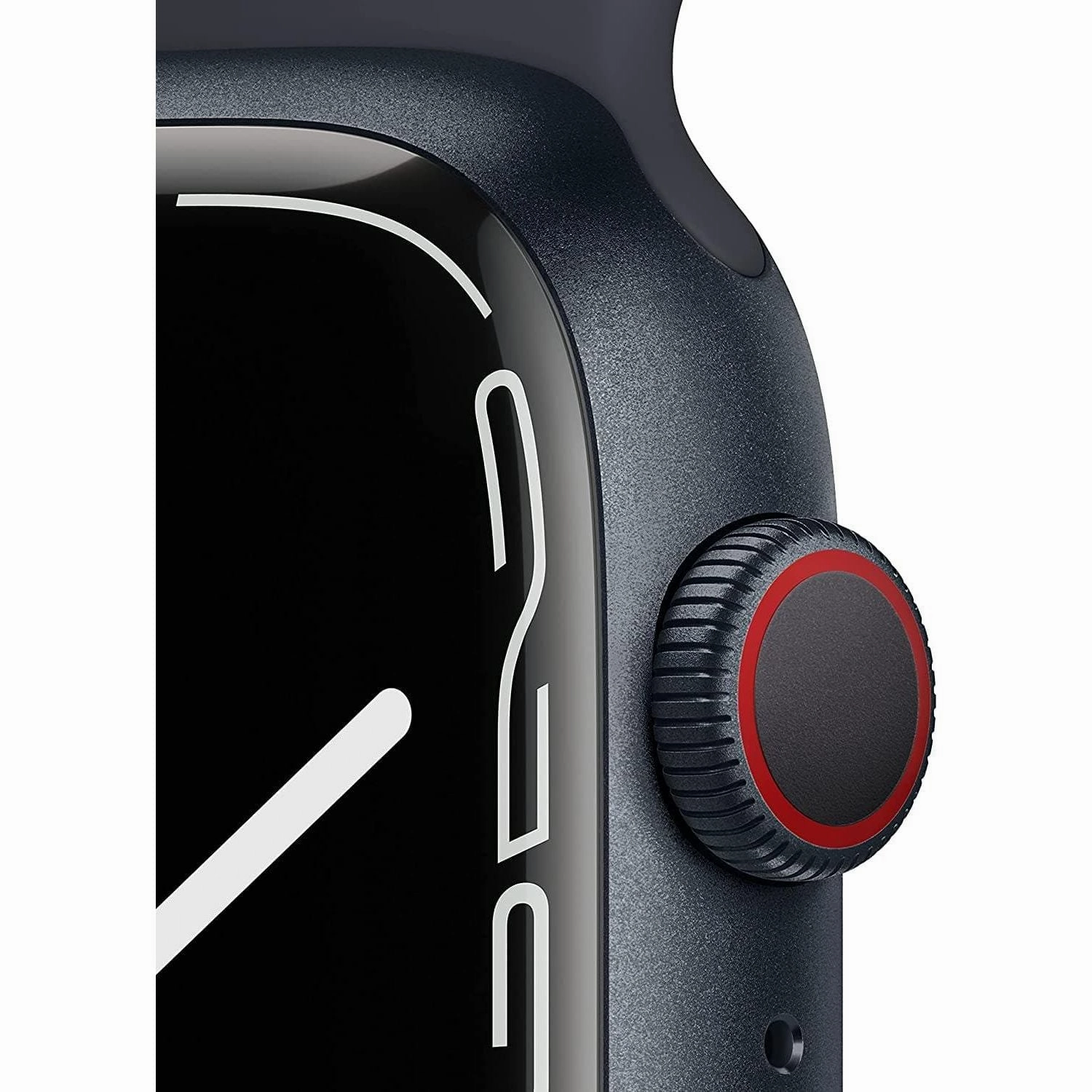 Apple Watch Series 7 (GPS   Cellular, 45mm) - Midnight Aluminium Case with Midnight Sport Band - Regular