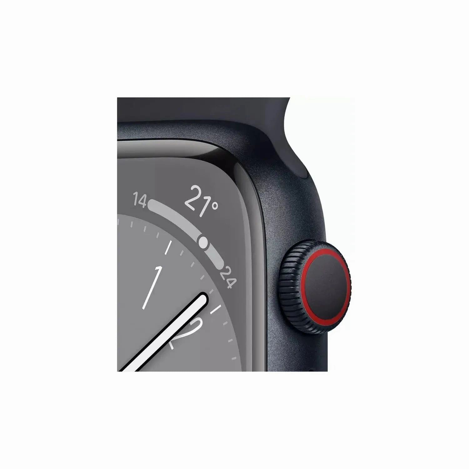 Apple Watch Series 8 Cellular 45mm Alu Case/Midnight Sport Band