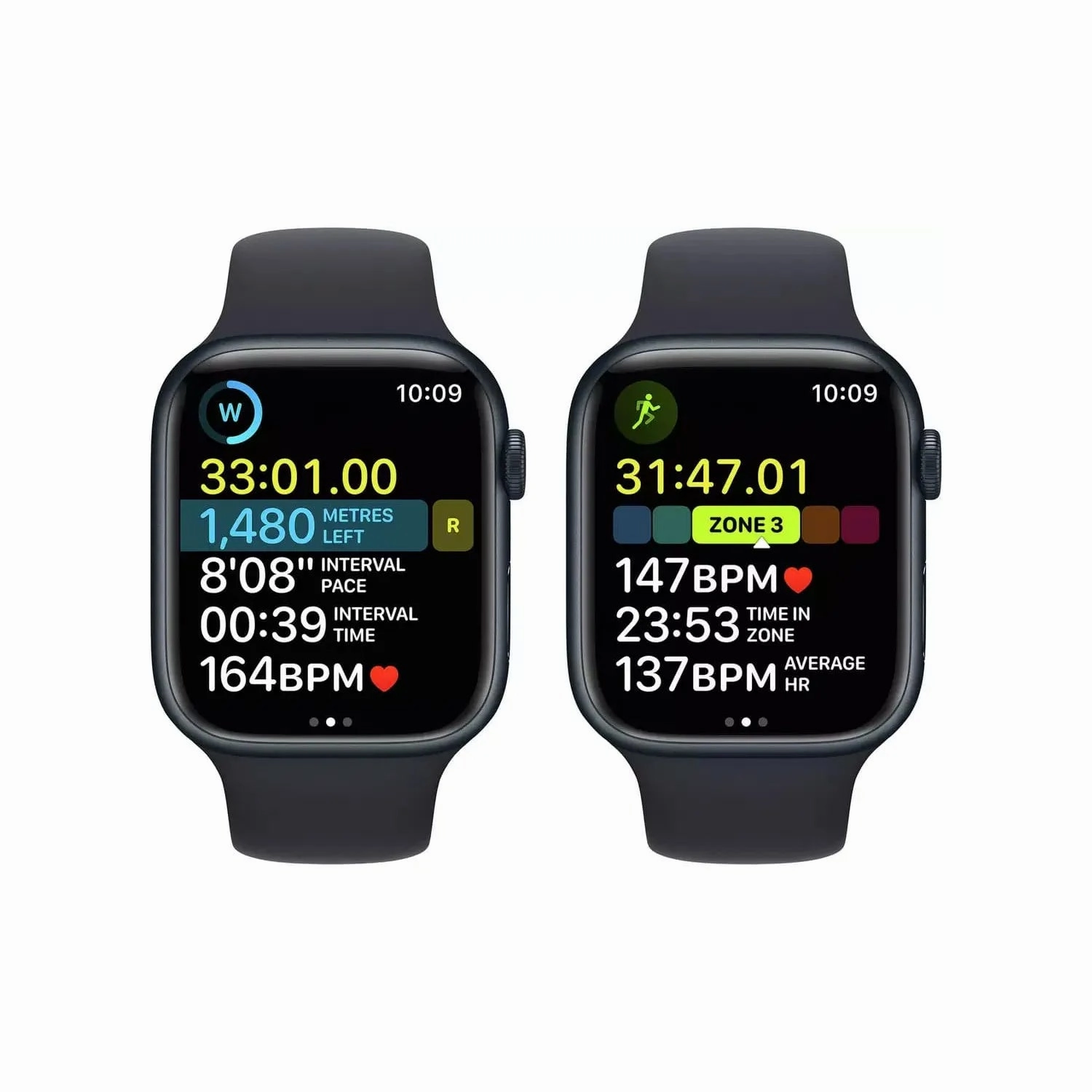 Apple Watch Series 8 Cellular 45mm Alu Case/Midnight Sport Band