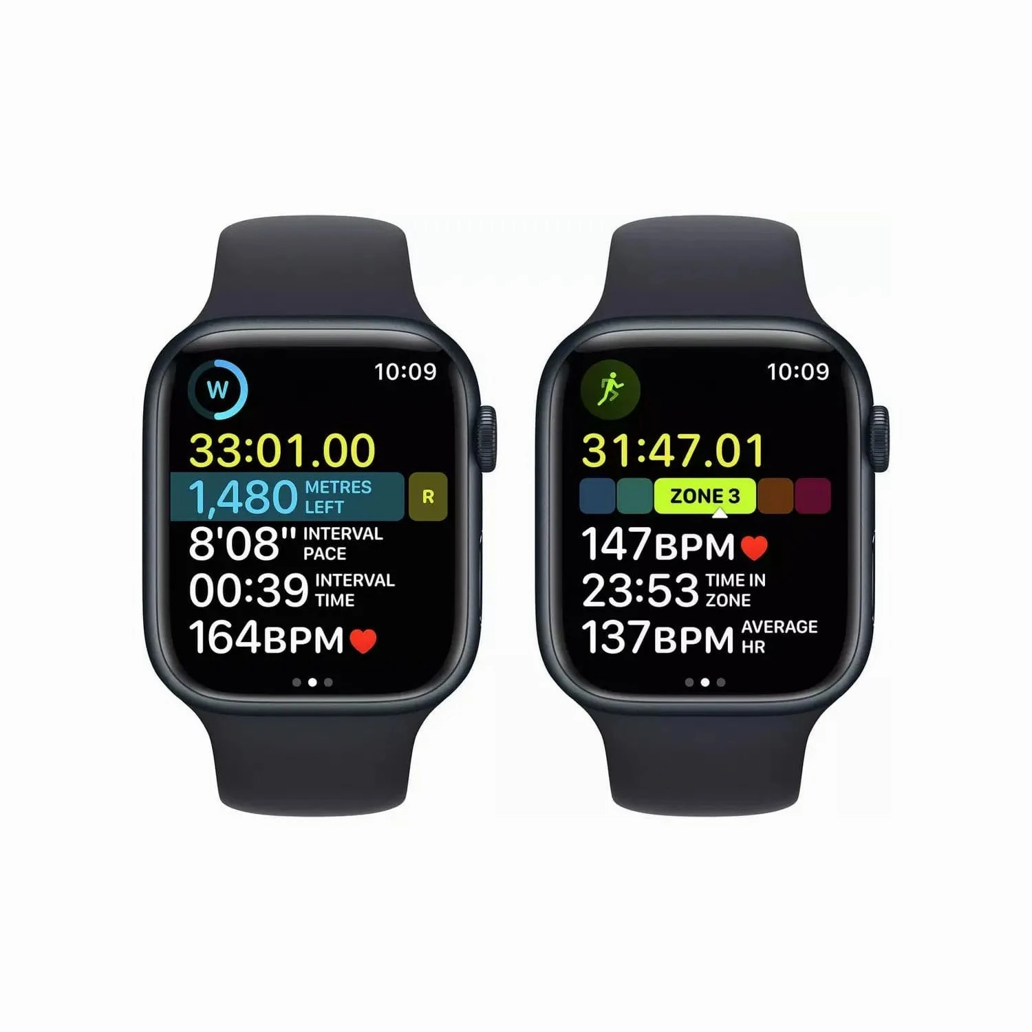 Apple Watch Series 8 Cellular 45mm Alu Case/Midnight Sport Band