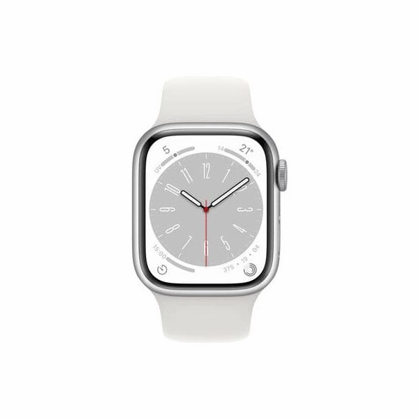 Apple Watch Series 8 GPS 41mm Alu Case/White Sport Band - MP6K3B/A