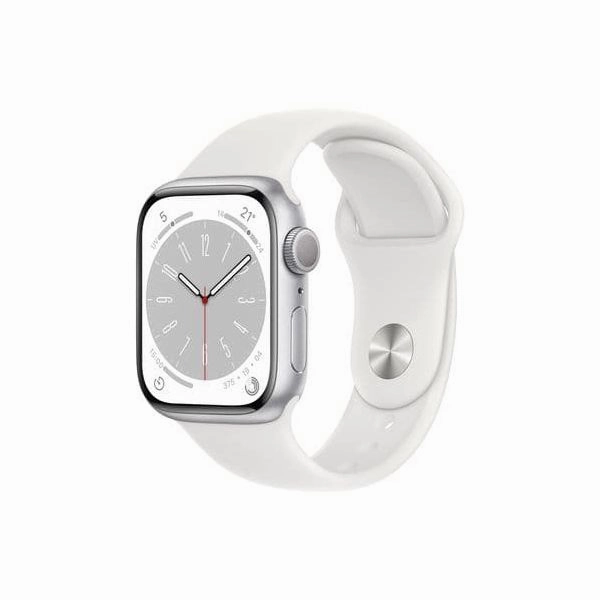 Apple Watch Series 8 GPS 41mm Alu Case/White Sport Band - MP6K3B/A