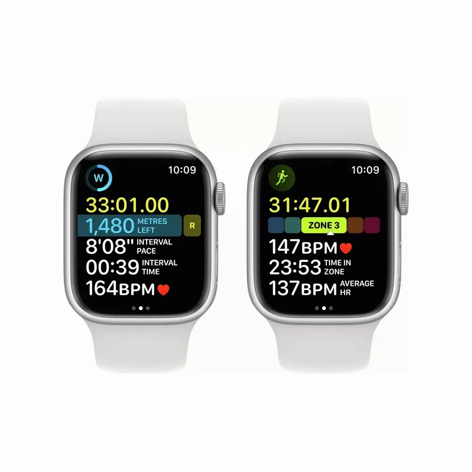 Apple Watch Series 8 GPS 41mm Alu Case/White Sport Band - MP6K3B/A
