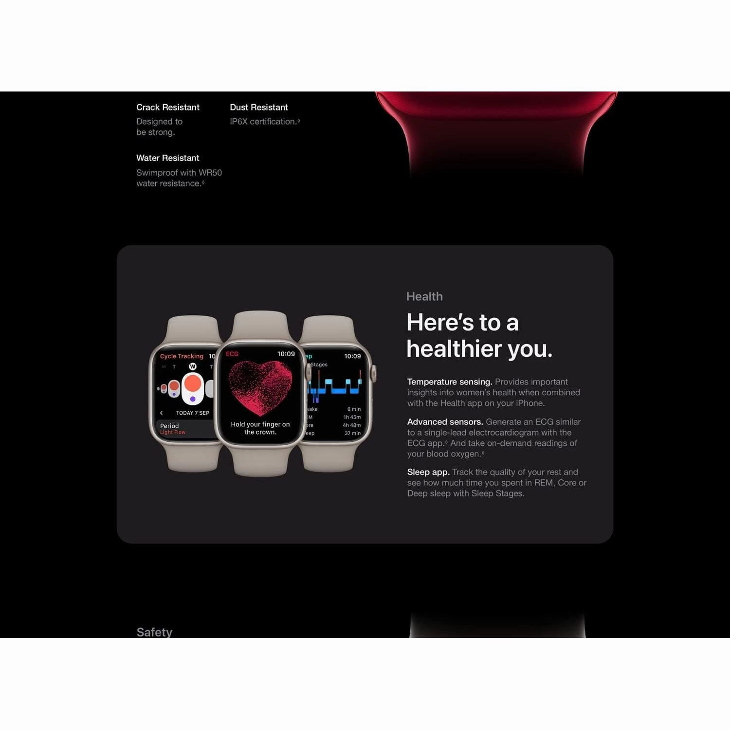 Apple Watch Series 8 GPS 45mm Alu Case/Midnight Sport Band