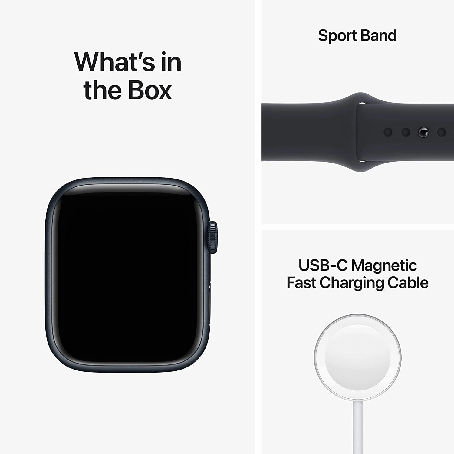 Apple Watch Series 8 GPS 45mm Alu Case/Midnight Sport Band
