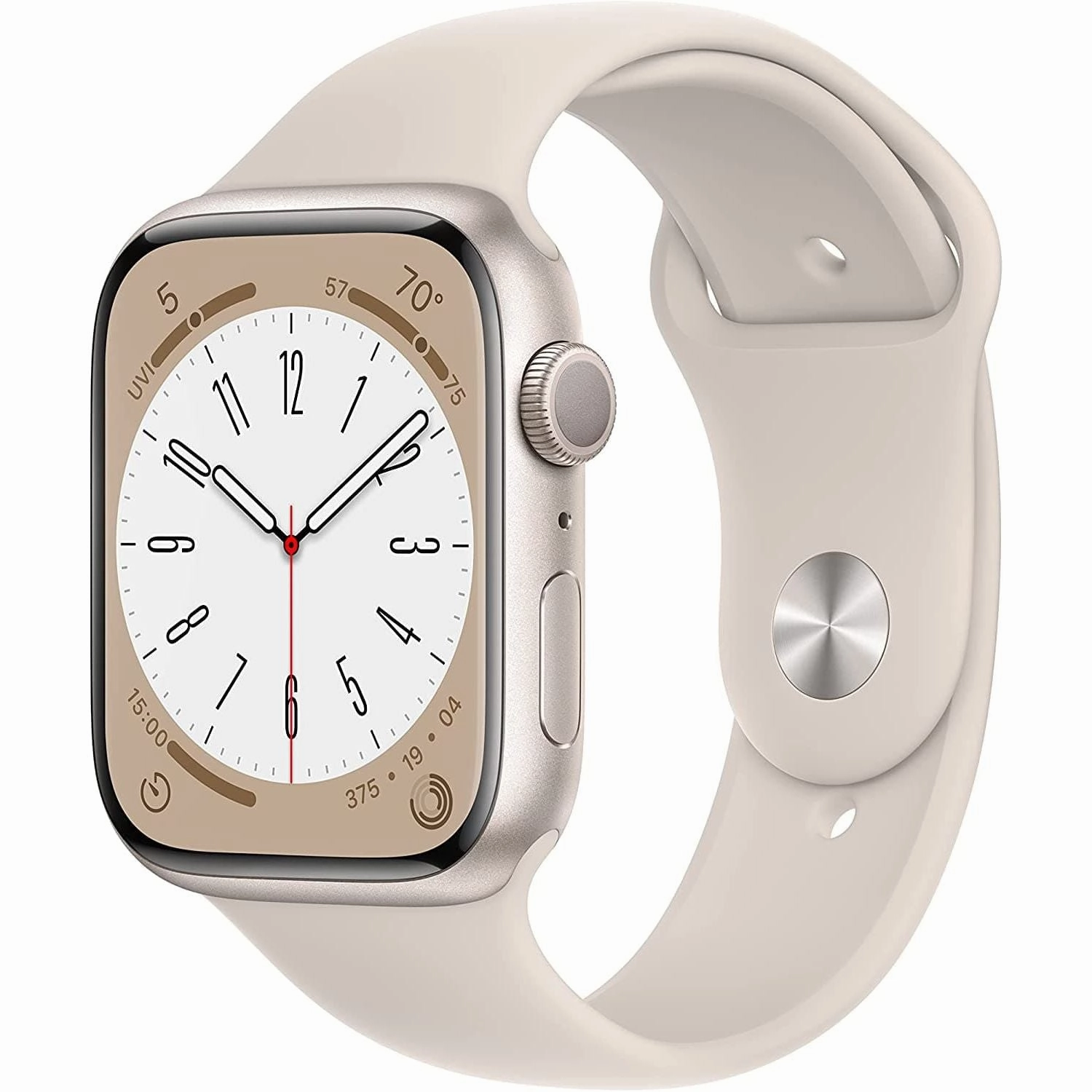Apple Watch Series 8 GPS 45mm Starlight Alu Case/Starlight Sport Band - MNP23B/A