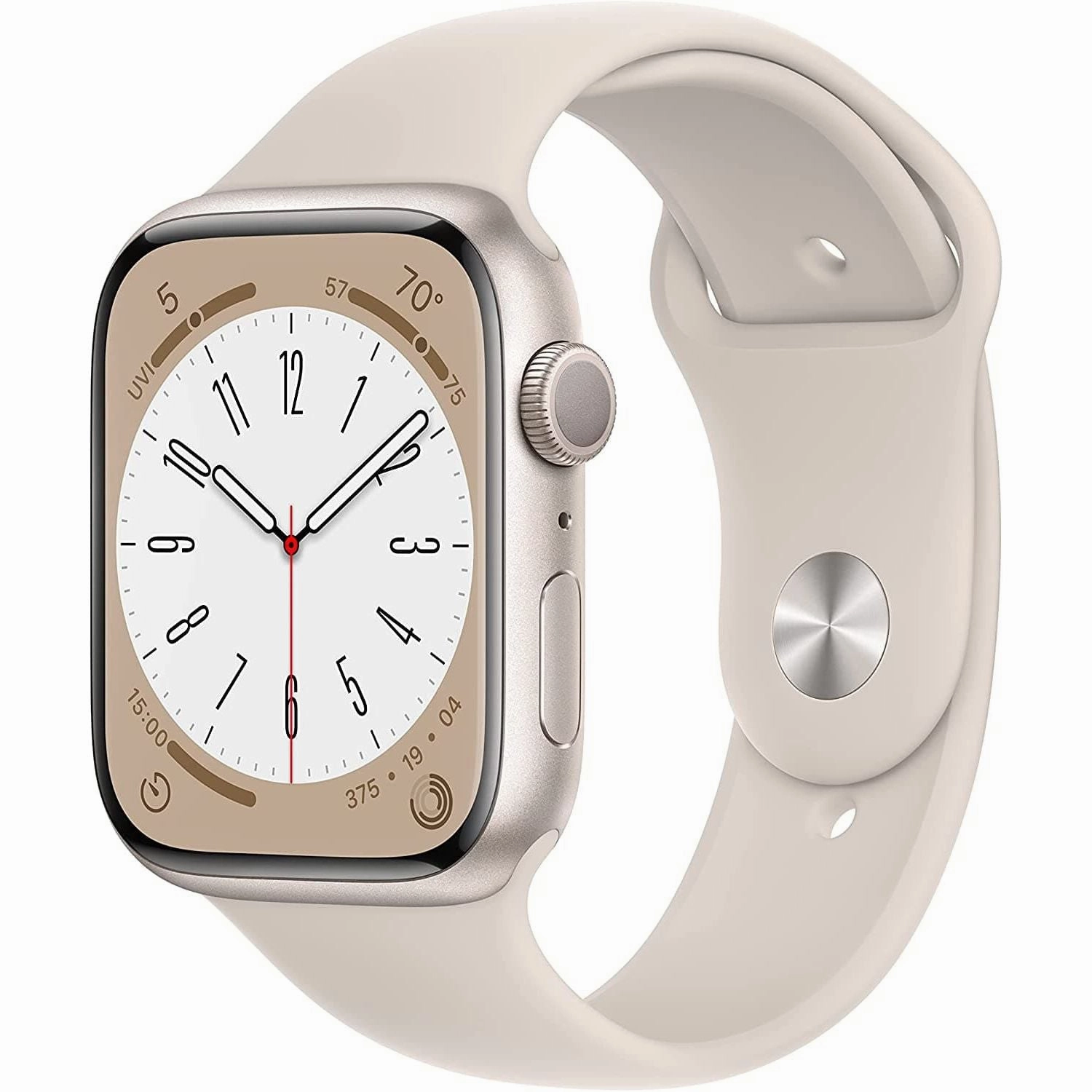 Apple Watch Series 8 GPS 45mm Starlight Alu Case/Starlight Sport Band - MNP23B/A