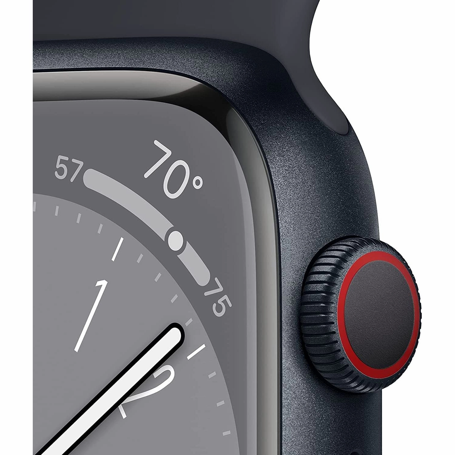 Apple Watch Series 8 (GPS   Cellular, 41mm) - Midnight Aluminum Case with Midnight Sport Band