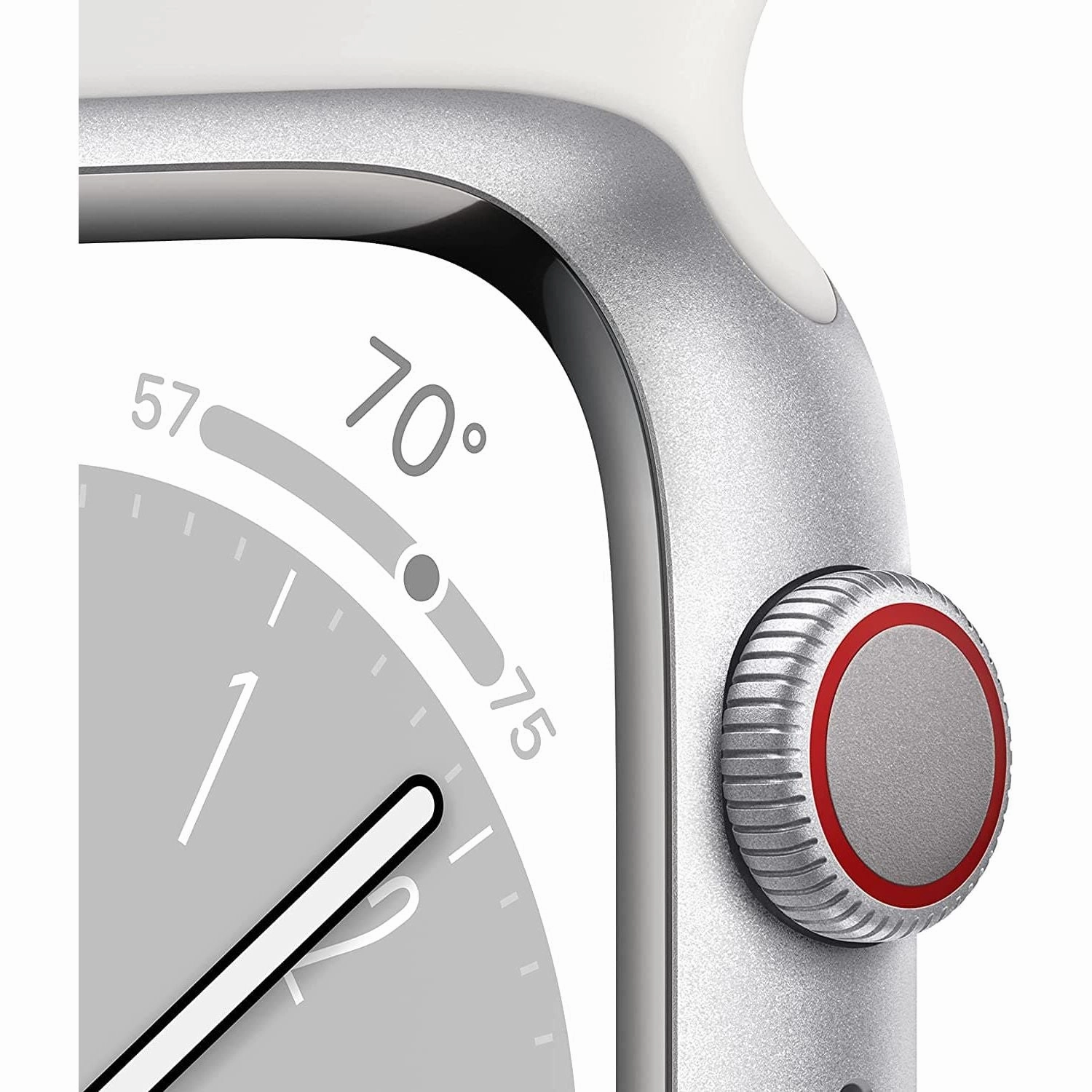Apple Watch Series 8 GPS   Cellular 41mm - Silver Aluminium Case