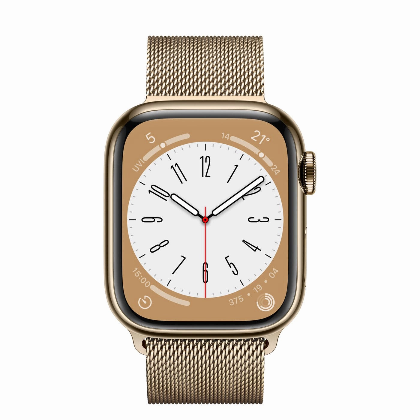 Apple Watch Series 8 (GPS   Cellular), 41mm Gold Stainless Steel Case with Gold Milanese Loop nintendo switch oled, nintendo switch deals, joy-con accessories