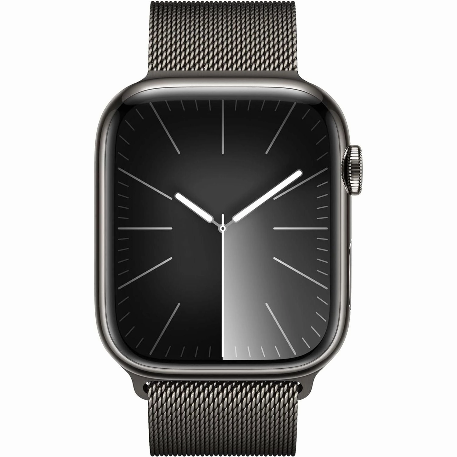 Apple Watch Series 9 45MMGPS   Cellular Graphite Stainless Steel Case with Graphite Milanese Loop