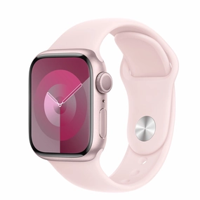 Apple Watch Series 9 (GPS) 41mm Pink Aluminum Case with Light Pink Sport Band nintendo switch oled, nintendo switch deals, joy-con accessories