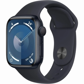 Apple Watch Series 9 [GPS 41mm] Smartwatch with Midnight Aluminum Case with Midnight Sport Band S/M nintendo switch oled, nintendo switch deals, joy-con accessories