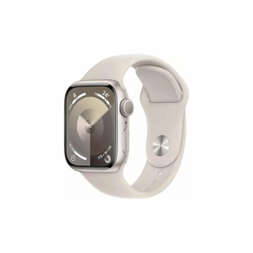 Apple Watch Series 9 [GPS, 45mm] Smartwatch - Starlight Aluminium Case with Starlight Sport Band (M/L) nintendo switch oled, nintendo switch deals, joy-con accessories