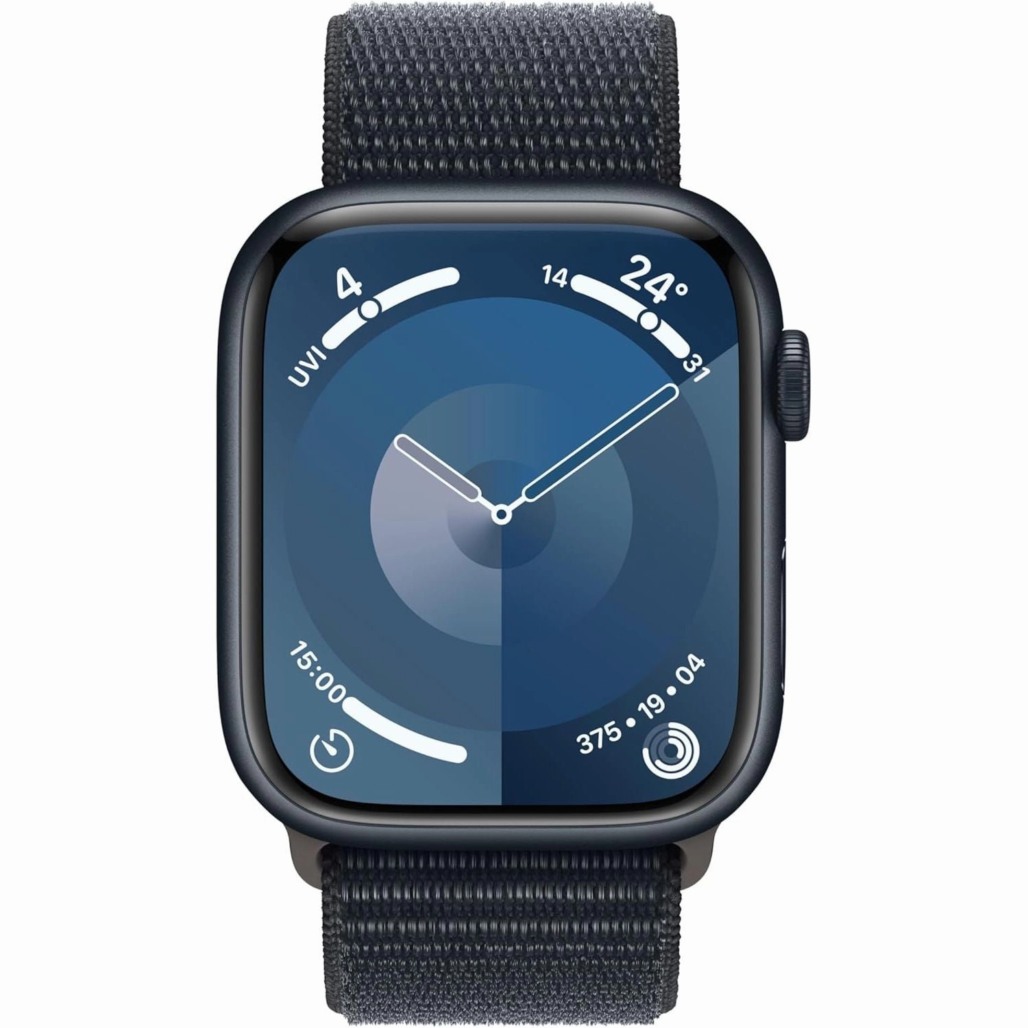 Apple Watch Series 9 (GPS   Cellular) 45mm - Midnight Aluminum Case, Midnight Sport Loop, One Size