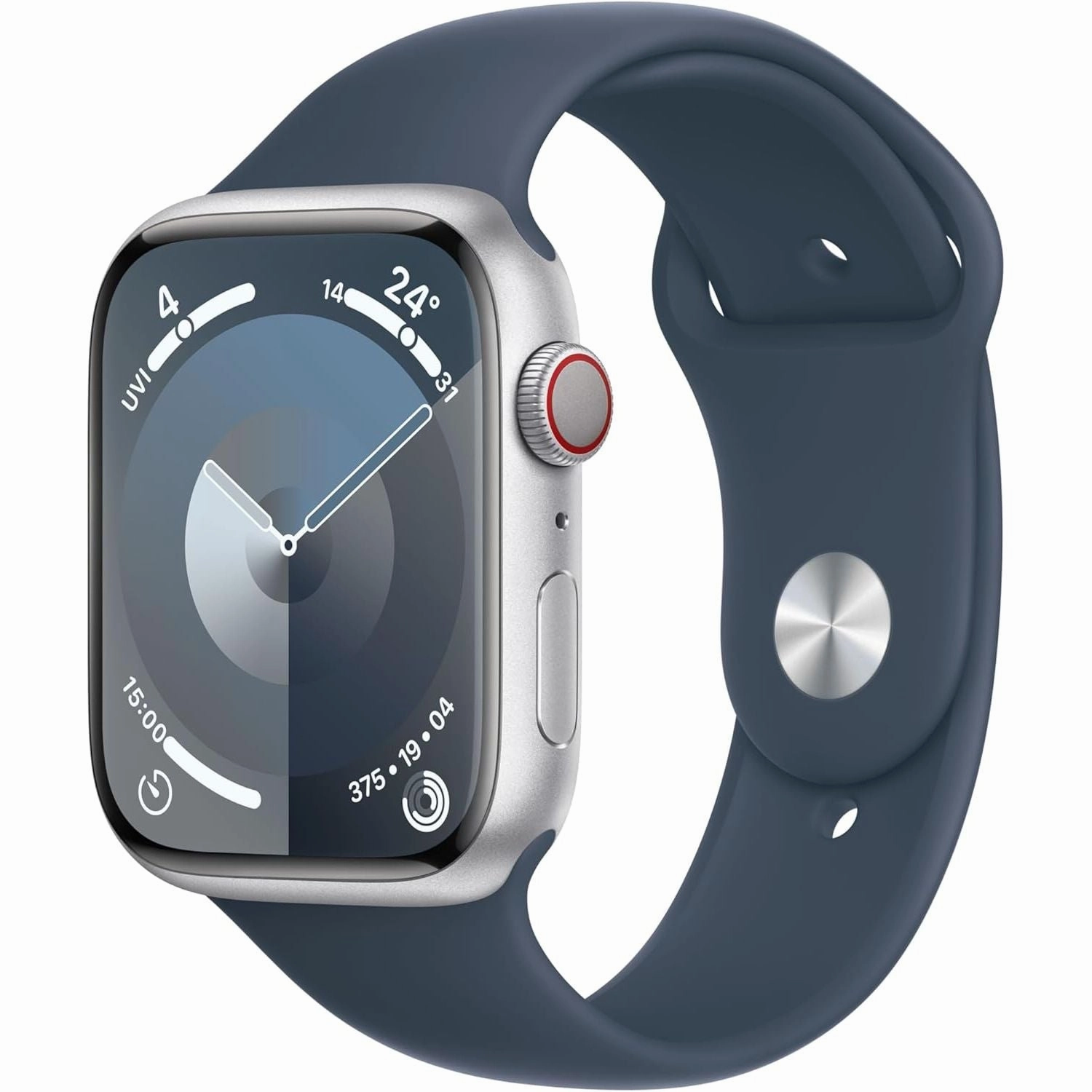 Apple Watch Series 9 (GPS   Cellular) 45mm - Silver Aluminium Case with Midnight Black Sport Band nintendo switch oled, nintendo switch deals, joy-con accessories