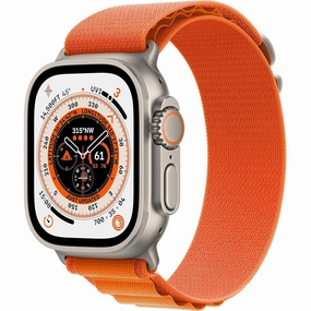 Apple Watch Series Ultra 49mm GPS   Cellular  Titanium Case, Orange Alpine Loop nintendo switch oled, nintendo switch deals, joy-con accessories