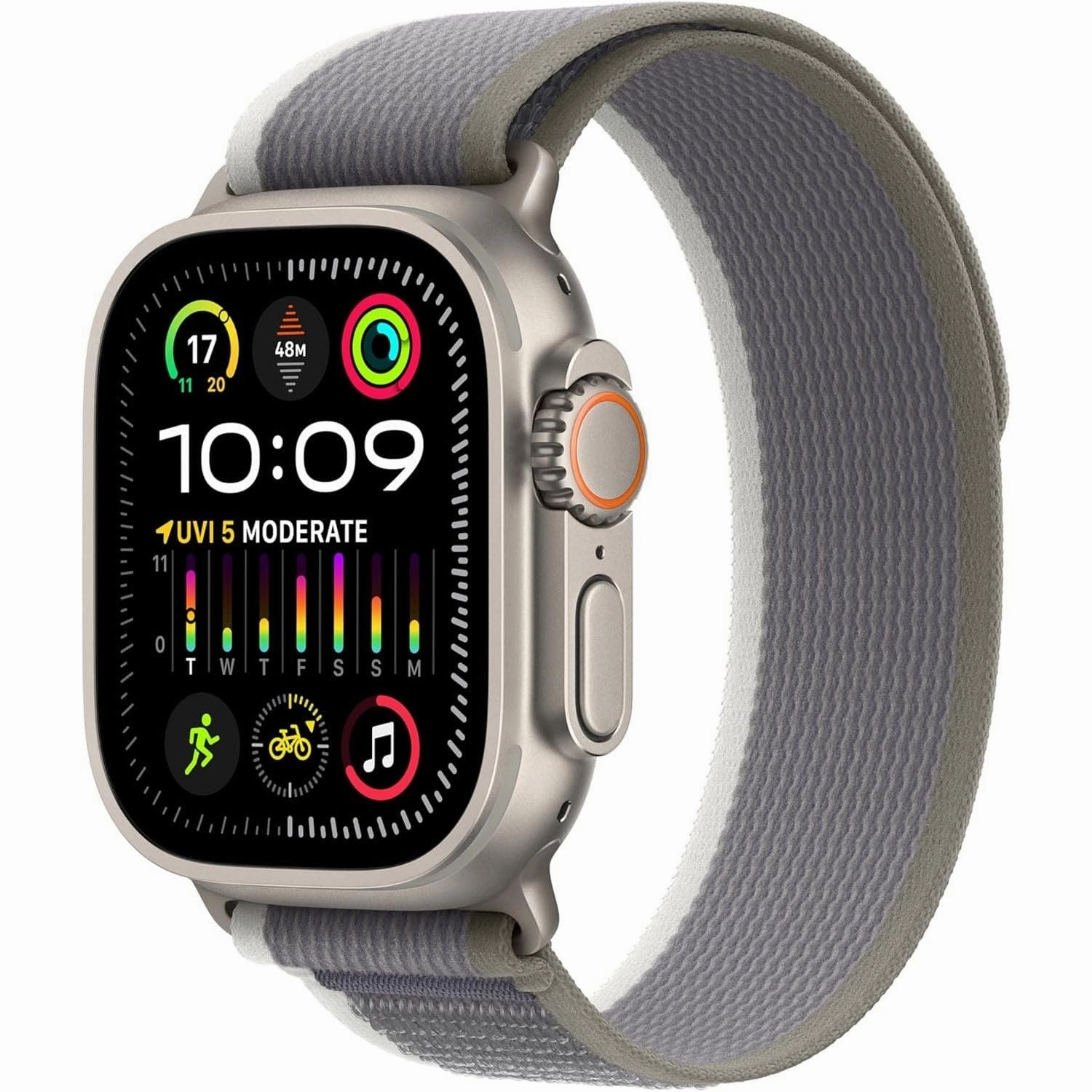 Apple Watch Ultra 2 (49mm, GPS   Cellular) - Titanium Case, Trail Loop (Green/Grey, S/M), Precision GPS, Action Button, Extended Battery, Eco-Friendly nintendo switch oled, nintendo switch deals, joy-con accessories