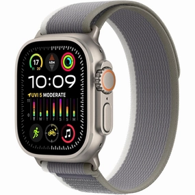 Apple Watch Ultra 2 (49mm, GPS   Cellular) - Titanium Case, Trail Loop (Green/Grey, S/M), Precision GPS, Action Button, Extended Battery, Eco-Friendly nintendo switch oled, nintendo switch deals, joy-con accessories