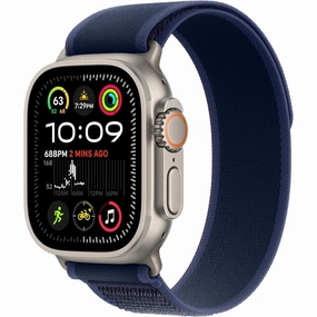 Apple Watch Ultra 2 (49mm) GPS   Cellular  Natural Titanium Case with Blue Trail Loop (S/M), Rugged Fitness Smartwatch nintendo switch oled, nintendo switch deals, joy-con accessories