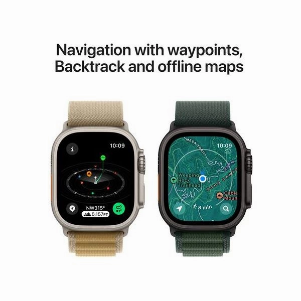 Apple Watch Ultra 2 (Cellular) 49mm Black Titanium Smart Watch