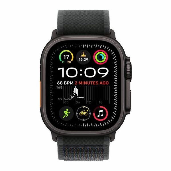 APPLE Watch Ultra 2 Cellular - 49 mm Black Titanium Case with Black Trail Loop, S/M