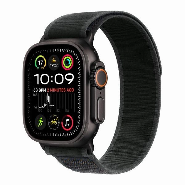 APPLE Watch Ultra 2 Cellular - 49 mm Black Titanium Case with Black Trail Loop, S/M nintendo switch oled, nintendo switch deals, joy-con accessories
