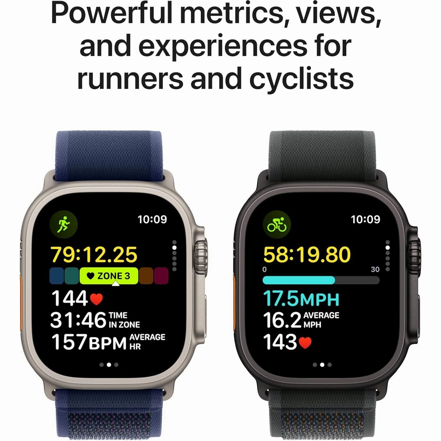 Apple Watch Ultra 2 GPS   Cellular 49mm - Black Rugged Titanium Case, Sports Watch with Black Sports Straps