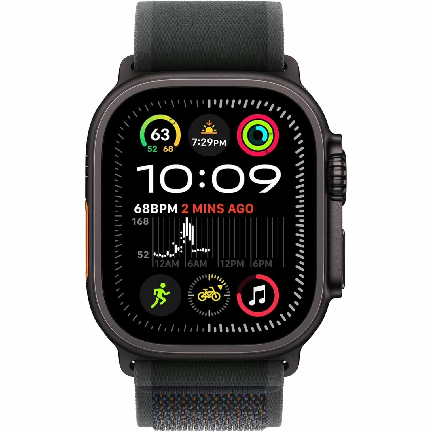 Apple Watch Ultra 2 GPS   Cellular 49mm - Black Rugged Titanium Case, Sports Watch with Black Sports Straps nintendo switch oled, nintendo switch deals, joy-con accessories