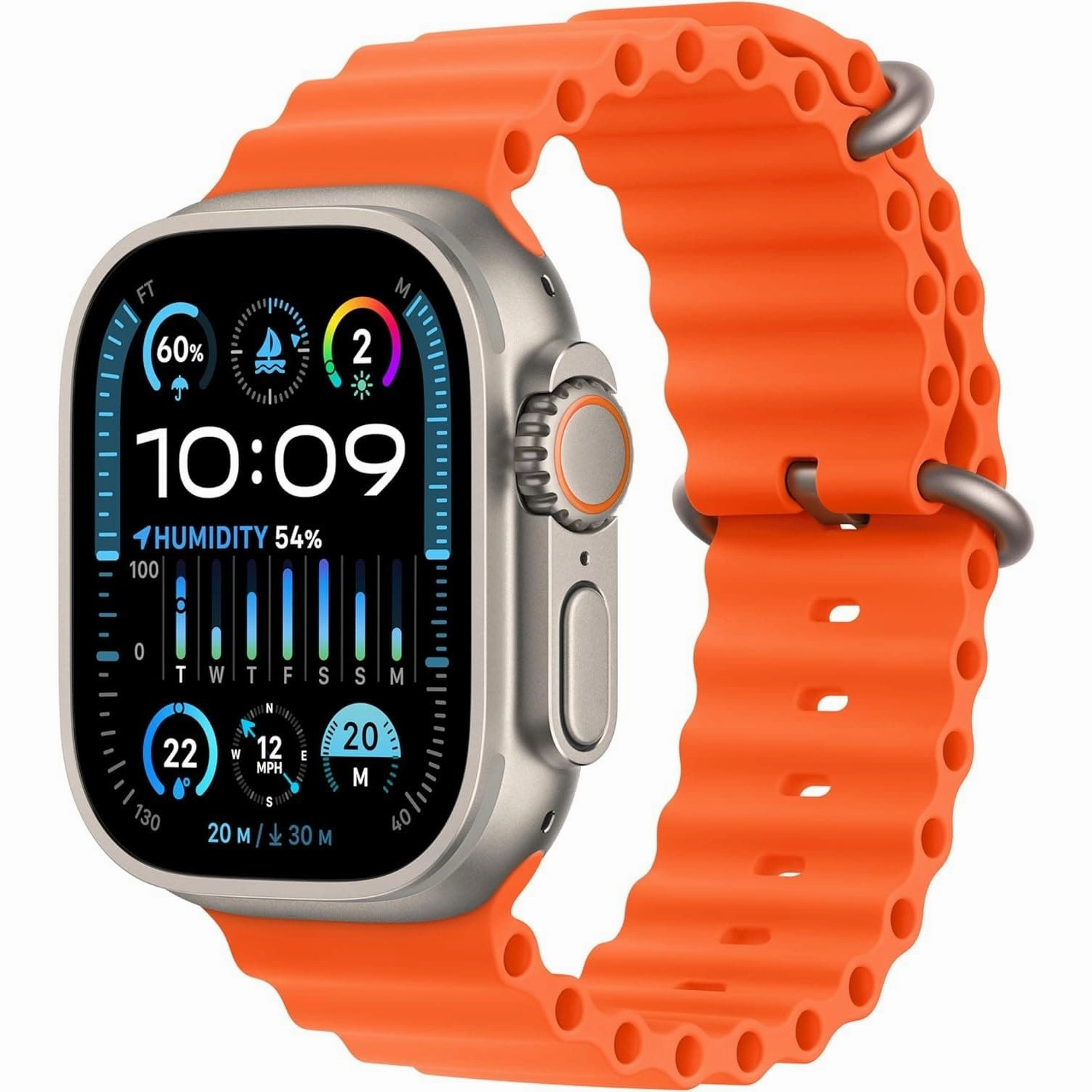 Apple Watch Ultra 2 [GPS   Cellular, 49mm] Smartwatch, Rugged Titanium Case, Orange Ocean Band nintendo switch oled, nintendo switch deals, joy-con accessories