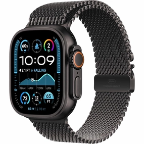 Apple Watch Ultra 2 (GPS   Cellular) 49mm Smartwatch with Black Rugged Titanium Case and Black Milanese Loop nintendo switch oled, nintendo switch deals, joy-con accessories