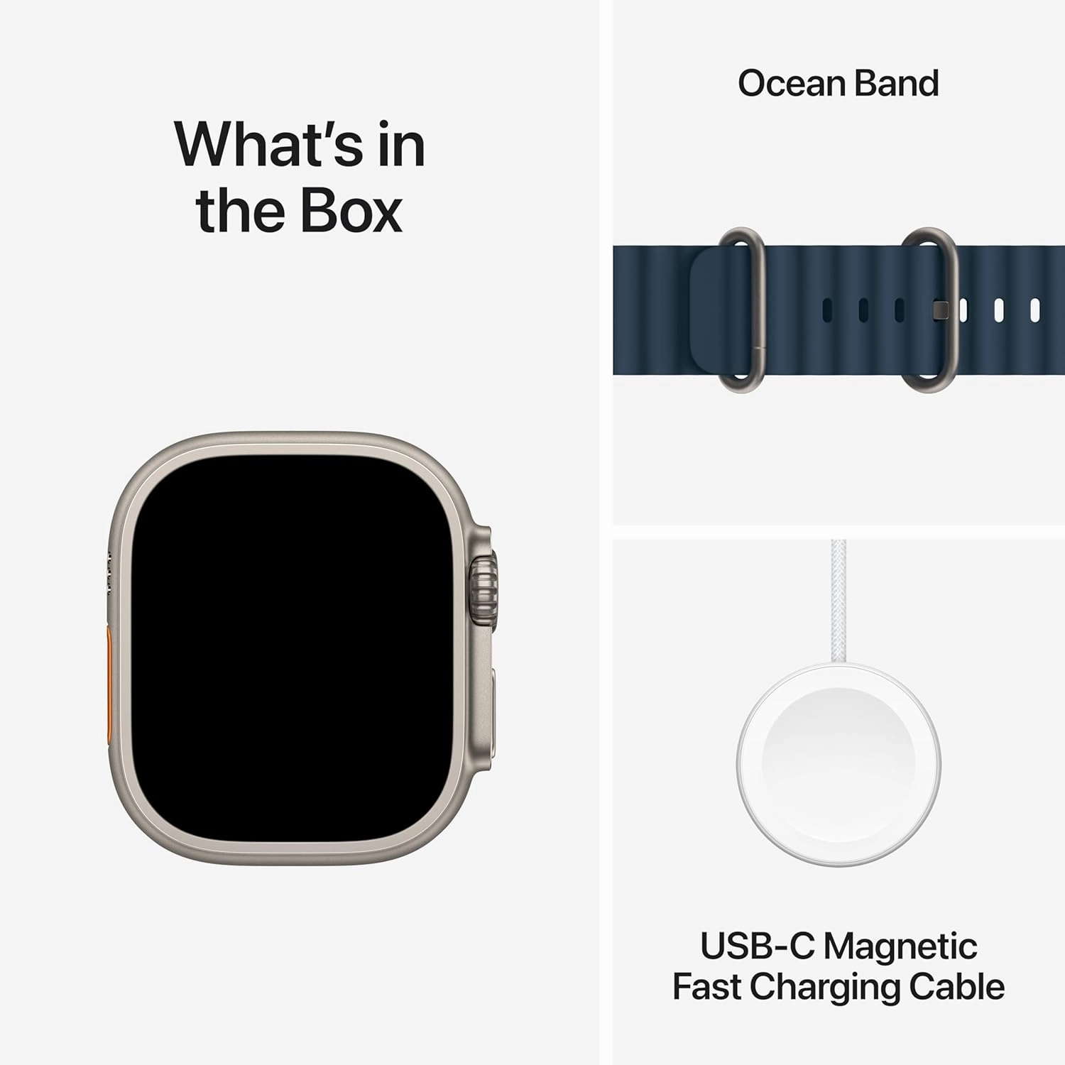 Apple Watch Ultra 2 GPS   Cellular, 49mm Titanium Case with Blue Ocean Band