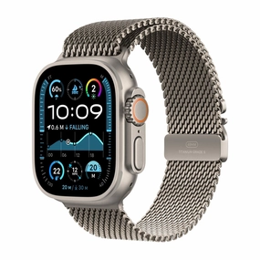 Apple Watch Ultra 2 GPS   Cellular - Natural Titanium with Natural Titanium Milanese Loop, Large, 49mm nintendo switch oled, nintendo switch deals, joy-con accessories