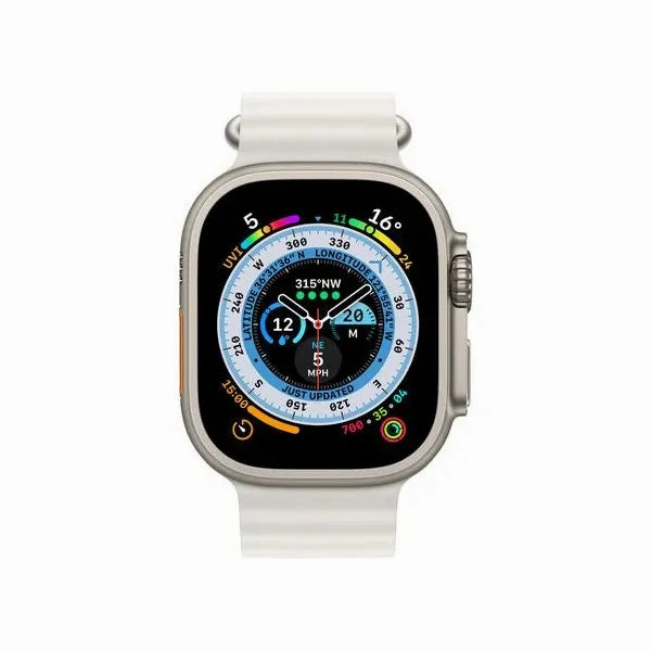 Apple Watch Ultra (GPS   Cellular), 49mm Titanium Case -  Ocean Band
