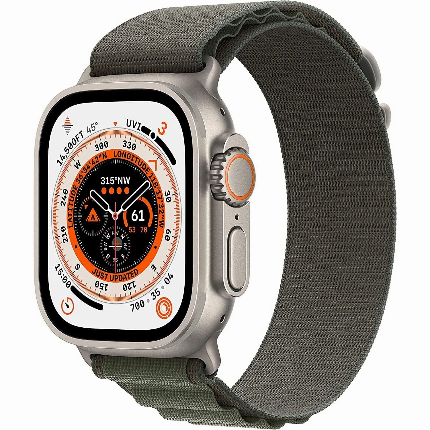 Apple Watch Ultra (GPS   Cellular), 49mm Titanium Case with Green Alpine Loop cheap drone for kids, professional drones for sale, mini camera drone