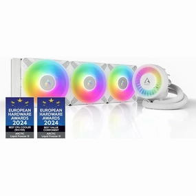 ARCTIC Liquid Freezer III 360 A-RGB - 360mm All-in-One CPU Water Cooler, Intel & AMD Compatible, PWM-Controlled Pump, 200-1800 RPM Fans, LGA1851/1700 - White computing devices, pc accessories, cheap computer online