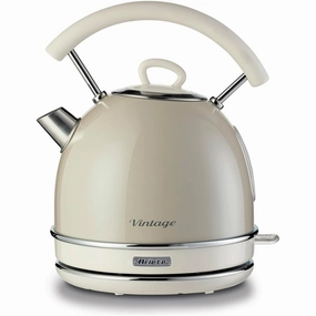 Ariete 2877/03 Retro Style Cordless Dome Kettle - 1.7L Capacity, Removable Washable Filter, 360 Rotating Base, Visible Water Level, Vintage Beige Design phone accessories, mobile phone cases, best charging cable